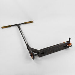 Самокат трюковый 65640 Best Scooter (4) "CRASH" HIC-система, ПЕГИ, алюминиевый диск и дека, колёса 110мм PU, ширина руля - 57 см, в коробке