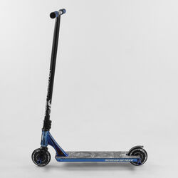 Самокат трюковый 44374 Best Scooter (4) "SIMBIOTE" HIC-система, ПЕГИ, алюминиевый диск и дека, колёса 120мм PU, ширина руля - 57 см, в коробке