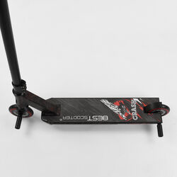 Самокат трюковый 67839 Best Scooter (4) "CRASH" HIC-система, ПЕГИ, алюминиевый диск и дека, колёса 110мм PU, ширина руля - 57 см, в коробке
