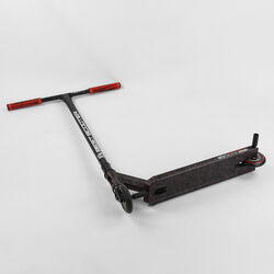 Самокат трюковый 67839 Best Scooter (4) "CRASH" HIC-система, ПЕГИ, алюминиевый диск и дека, колёса 110мм PU, ширина руля - 57 см, в коробке