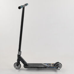 Самокат трюковый 37890 Best Scooter (4) "CRASH" HIC-система, ПЕГИ, алюминиевый диск и дека, колёса 110мм PU, ширина руля - 57 см, в коробке
