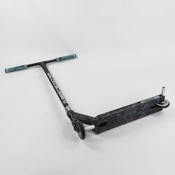 Самокат трюковый 37890 Best Scooter (4) "CRASH" HIC-система, ПЕГИ, алюминиевый диск и дека, колёса 110мм PU, ширина руля - 57 см, в коробке