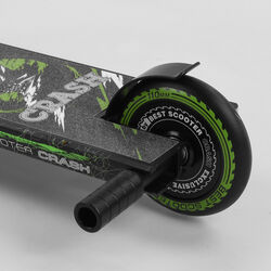 Самокат трюковый 41747 Best Scooter (4) "CRASH" HIC-система, ПЕГИ, алюминиевый диск и дека, колёса 110мм PU, ширина руля - 57 см, в коробке
