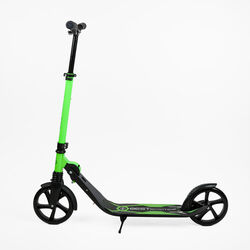 Самокат двухколесный 48664 "Best Scooter" (2) зажим руля, колеса PU - 20 см, 1 амортизатор