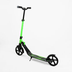 Самокат двухколесный 48664 "Best Scooter" (2) зажим руля, колеса PU - 20 см, 1 амортизатор