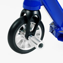 Самокат трюковый Best Scooter 50352 (1) HIC-система, ПЕГИ, алюминиевый диск и дека, колёса PU d-110мм, ширина руля-52см, высота - 83см, в коробке