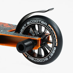 Самокат трюковый Best Scooter 18378 (1) HIC-система, ПЕГИ, алюминиевый диск и дека, колёса PU d-110мм, ширина руля-52см, высота - 83см, в коробке