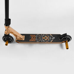 Самокат трюковый 55084 Best Scooter (4) HIC-система, ПЕГИ, алюминиевый диск и дека, АНОДИРОВАННАЯ ПОКРАСКА, колёса PU, d=110мм, ширина руля - 60 см