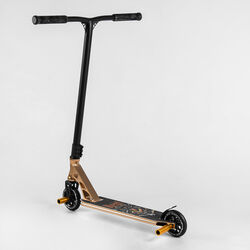 Самокат трюковый 55084 Best Scooter (4) HIC-система, ПЕГИ, алюминиевый диск и дека, АНОДИРОВАННАЯ ПОКРАСКА, колёса PU, d=110мм, ширина руля - 60 см