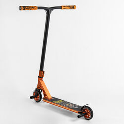 Самокат трюковый 53880 Best Scooter (4) HIC-система, ПЕГИ, алюминиевый диск и дека, АНОДИРОВАННАЯ ПОКРАСКА, колёса PU, d=110мм, ширина руля - 60 см