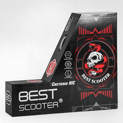 Самокат трюковый 28536 Best Scooter (4) HIC-система, ПЕГИ, алюминиевый диск и дека, АНОДИРОВАННАЯ ПОКРАСКА, колёса PU, d=110мм, ширина руля - 60 см