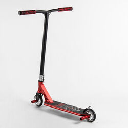 Самокат трюковый 28536 Best Scooter (4) HIC-система, ПЕГИ, алюминиевый диск и дека, АНОДИРОВАННАЯ ПОКРАСКА, колёса PU, d=110мм, ширина руля - 60 см