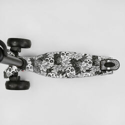 Самокат трехколесный MAXI S - 12208 (1) “Best Scooter”, съемный руль, колеса PU со светом, переднее 130х25 мм, задние сдвоенные 80х45 мм, в коробке 
