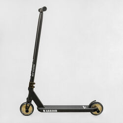 Самокат трюковый Т-50615 Best Scooter (4) "Warrior", HIC-система, ПЕГИ, алюминиевый диск и дека, колёса PU, d=120мм, ширина руля 58 см