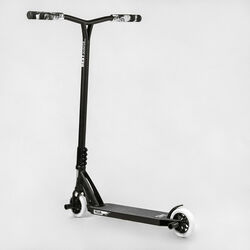Самокат трюковый МТ-30377 Best Scooter (4) "FEAR", SCS-система, ПЕГИ, алюминиевый диск и дека, колёса PU, d=115мм, ширина руля 58 см