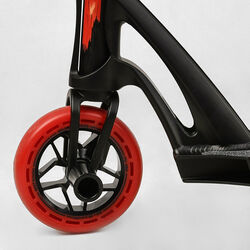 Самокат трюковый МТ-50599 Best Scooter (4) "FEAR" SCS-система, ПЕГИ, алюминиевый диск и дека, колёса PU, d=115мм, ширина руля 58 см