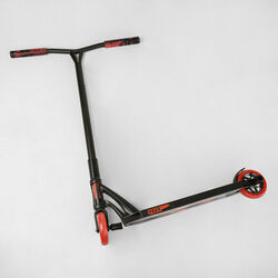 Самокат трюковый МТ-50599 Best Scooter (4) "FEAR" SCS-система, ПЕГИ, алюминиевый диск и дека, колёса PU, d=115мм, ширина руля 58 см