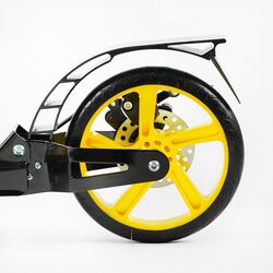 Самокат Skyper "Turbo" TR-23699 (4) сталева рама, ручне дискове гальмо, діаметр PU коліс - 200мм, 2 амортизатори, в коробці