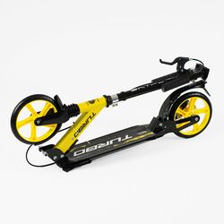 Самокат Skyper "Turbo" TR-23699 (4) сталева рама, ручне дискове гальмо, діаметр PU коліс - 200мм, 2 амортизатори, в коробці
