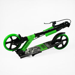 Самокат двоколісний "Best Scooter" SH-50730 (4) "SHARK", з ручним гальмом, затискач керма, колеса PU - 20 см, 1 амортизатор, в коробці