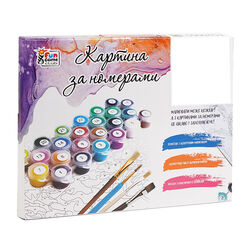 гр Картина за номерами FG 97369 (30) "4FUN Game Club", 30х40 см, в коробці