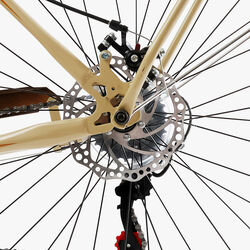 Велосипед міський Corso «Liberty» 28’’ дюймів LR-28406 (1) + КОШИK, сталева рама 20``, Shimano 7 швидкостей, корзина, багажник