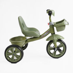 Велосипед 3-х колісний BS-60417 "Best Trike" (1) колеса EVA переднє 10’’, заднє 8’’, сталева рама, УКР. ОЗВУЧУВАННЯ, кошик, в коробці
