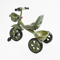 Велосипед 3-х колісний BS-60417 "Best Trike" (1) колеса EVA переднє 10’’, заднє 8’’, сталева рама, УКР. ОЗВУЧУВАННЯ, кошик, в коробці