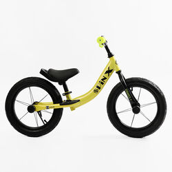 Велобіг "CORSO Spin-X" PX-605-82 (1) сталева рама, колесо 14", надувні колеса, підніжка, підставка для ніг, дзвіночок