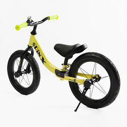 Велобіг "CORSO Spin-X" PX-605-82 (1) сталева рама, колесо 14", надувні колеса, підніжка, підставка для ніг, дзвіночок