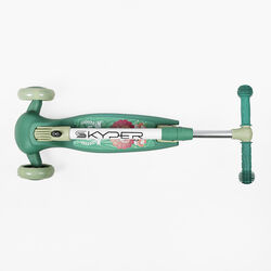 Самокат триколісний "Skyper" SR-60614 (6) колеса PU 125х40мм зі світлом, озвучування та підсвічування платформи, кермо складне, в коробці