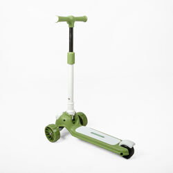 Самокат триколісний "Skyper" YT-1601-28 (6) колеса PU 125х40мм зі світлом, музика та підсвічування платформи, кермо складне
