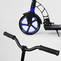 Самокат двухколесный "Best Scooter" 81246 (2) колеса PU, d переднего колеса - 230мм, d заднего колеса - 180мм, 1 амортизатор передний, в коробке