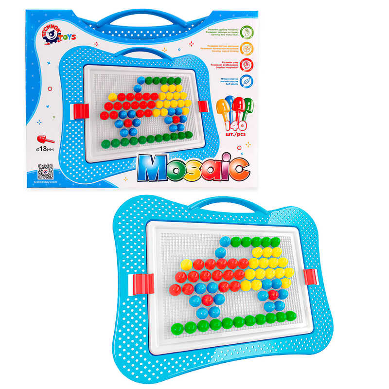 гр Мозаика №6 3381 (9) 140 эл, "Technok Toys"