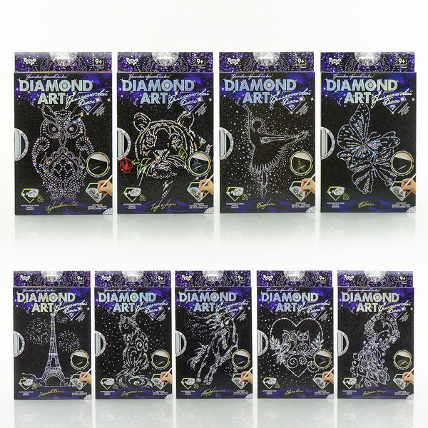гр Алмазний живопис "DIAMOND ART" DAR-01-01,02,03,04 ... 10 (18) "Danko Toys"