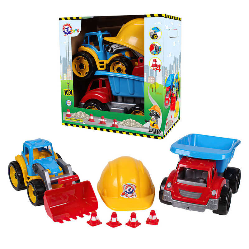 гр Малыш-Строитель 3985 (3) "Technok Toys" в коробке
