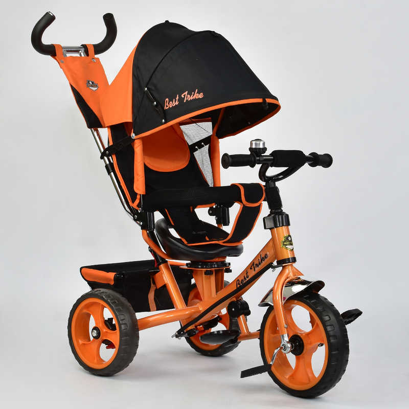 Дитячий велосипед 3-х коліс. 5700 - 4780 Best TrikeПОМАРАНЧЕВИЙ, КОЛЕСА EVA (піна)