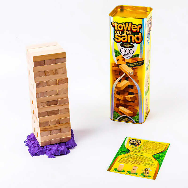 гр Розвиваюча настільна гра "TOWER on the SAND" ST-02 укр. (6) "Danko toys", в коробке