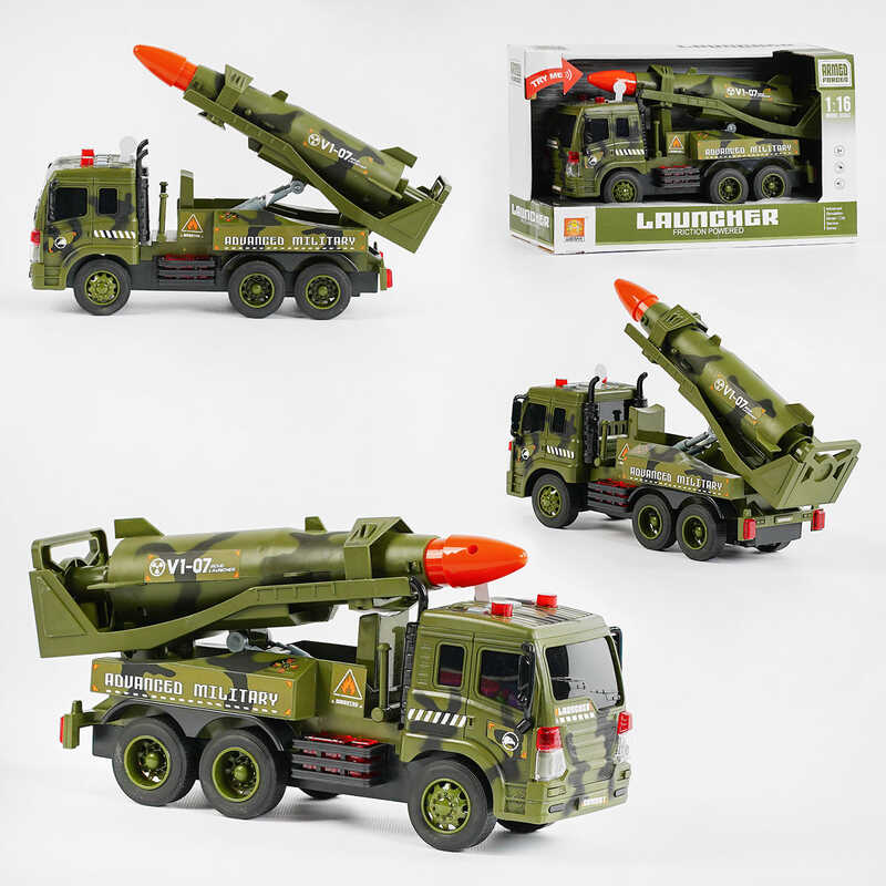 Машина Пусковая установка WY 650 A (24) звуковые и световые эффекты, в коробке 