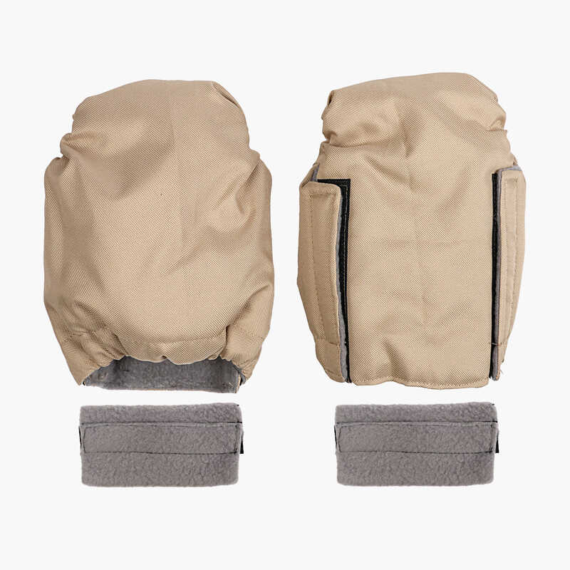 гр Варежки 916/ 207700 (1) цвет капучино, на флисе, в кульке