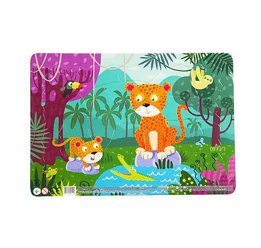 гр Пазл з рамкою "Леопарди" R300185 (24) "Dodo"