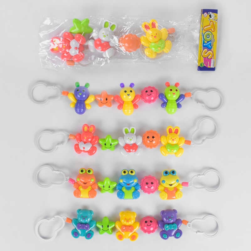 Брязкальце 431 EFG /430-9 (240/2) 4 види, в пакеті, ВИДАЄТЬСЯ ТІЛЬКИ МІКС ВИДІВ