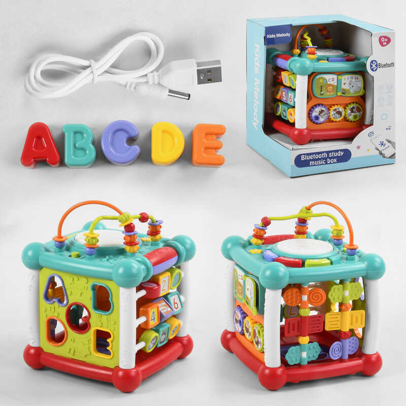 Музичний куб 9933 (12) звукові та світлові ефекти, англійське озвучення, в коробці