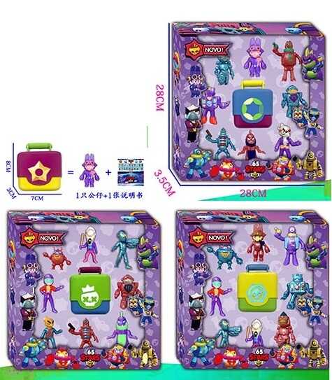 Герои LDY 20954 (108) Brawl Stars, 3 вида, в коробке