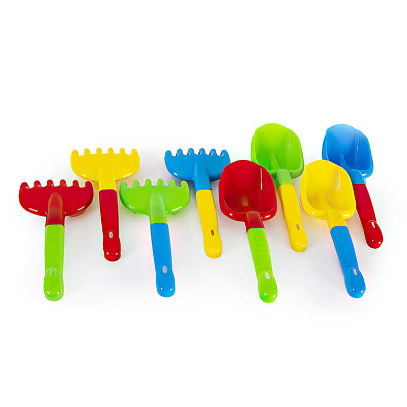 гр Песочный набор №4 015 1лопатка+1грабли (64) "BAMSIC"