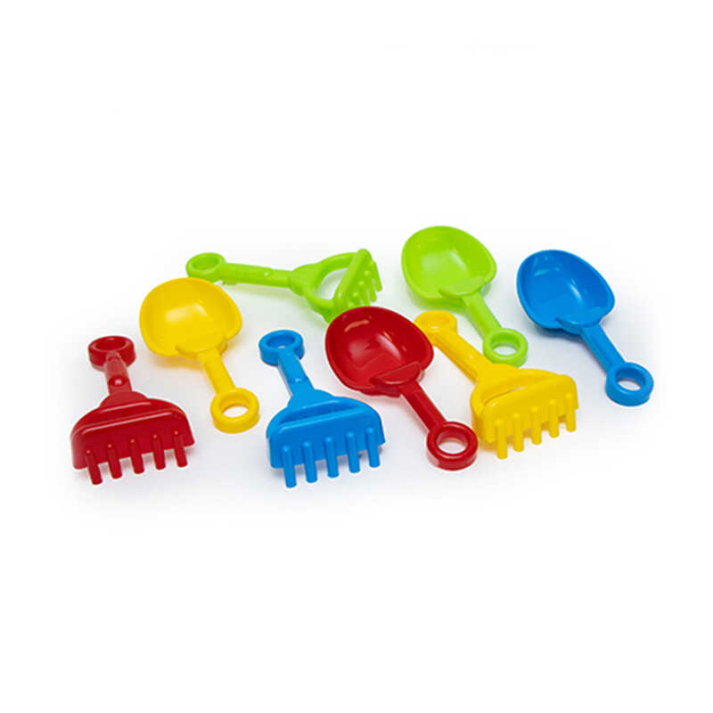 гр Пісочний набір №5 1257 (96) "BAMSIC", лопатка+грабельки