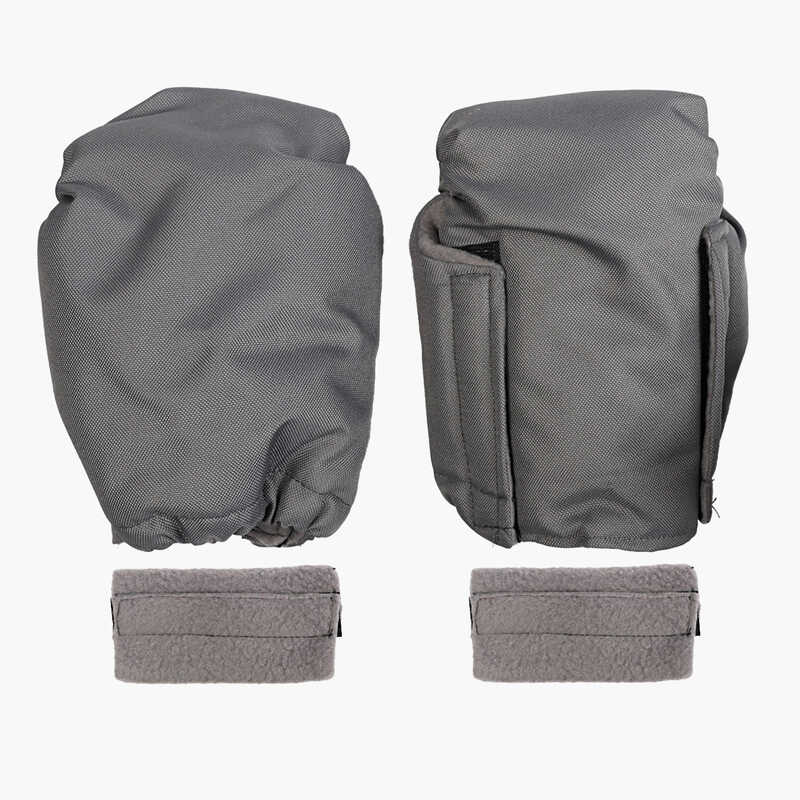 гр Рукавиці  4129 / 1081 (1) колір светло-сірий, на флісі, в пакеті