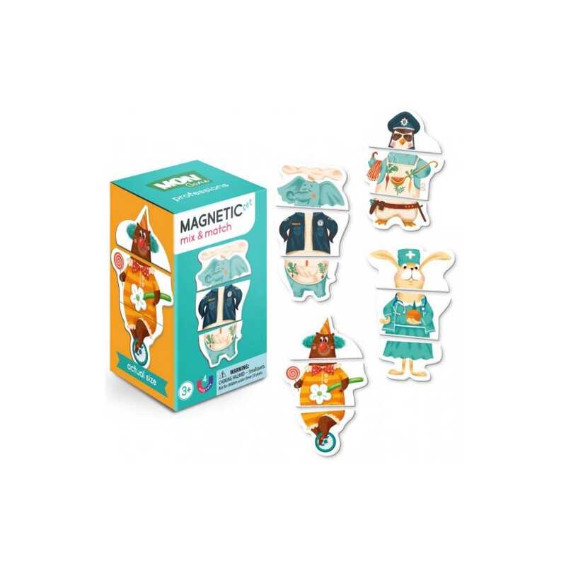 гр Магнітна гра "Професії. Змішуй та поєднуй" 200217 (40) "Dodo"