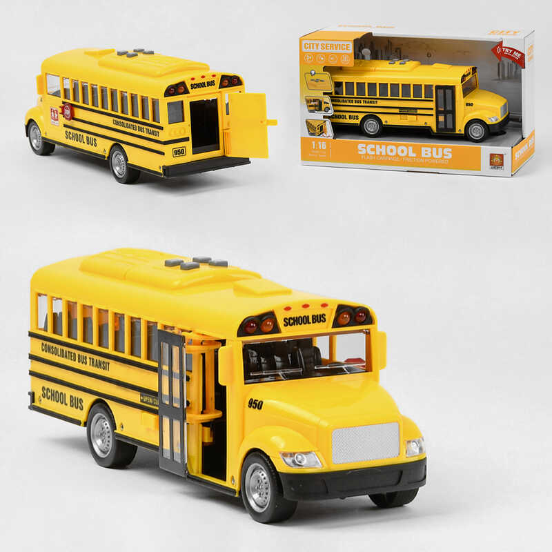 Автобус WY 950 A (24) звук, свет, инерция, в коробке 