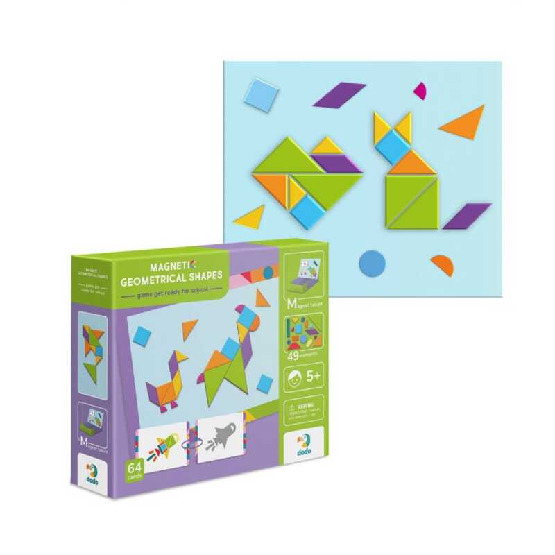 гр Геометричні фігури 200212 (10) "Dodo", танграм, в коробці